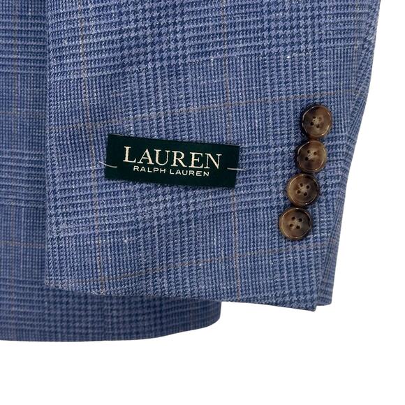 Lauren RALPH LAUREN Latrobe Ultraflex Blazer Sport Coat Light Blue -Sz 40L NWT - Picture 9 of 9